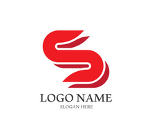 Business corporate S letter logo design vector