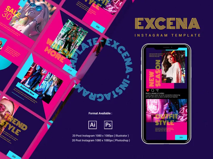 Instagram Template - Excena