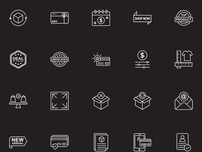 E-Commerce Icon Set V2