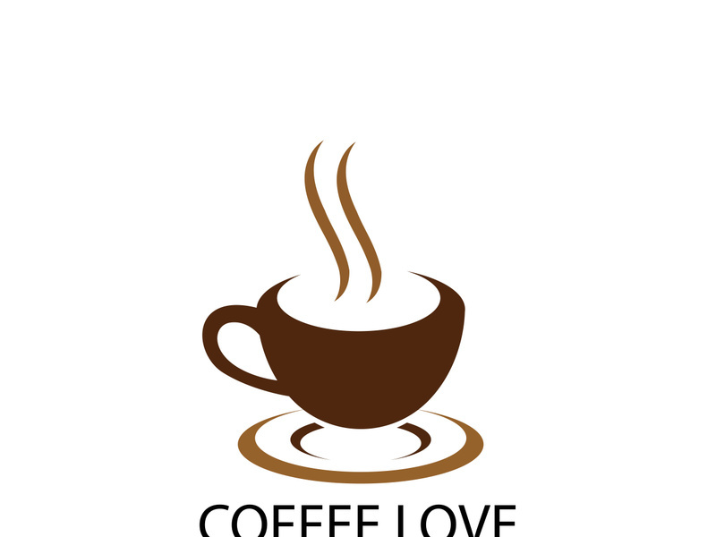 Coffee logo  icon vector illustration template