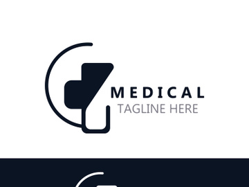 Medical  logotype health care simple modern design illustration template preview picture