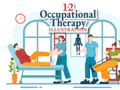 12 Occupational Therapy Illustration