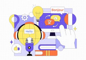 10 Multilingual Translation Service Illustration