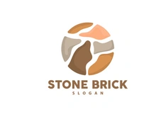 Stone Logo, Premium Elegant Design, Stone Balance Vector