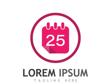 Calendar logo design.