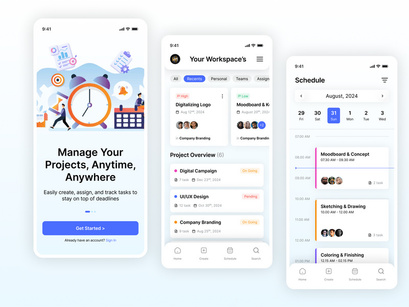 🔹 Task Management UI Concept 🔹