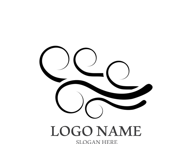 Wind icon vector illustration design template