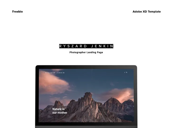 Ryszard Jenkin - Free Photographer Landing Page
