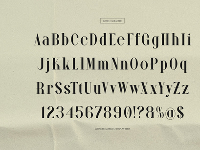 Wonder Astrella | Modern Display Serif