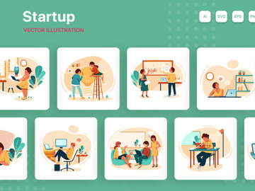 M167_Startup Illustrations preview picture