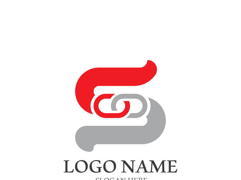 Business corporate S letter logo design vector