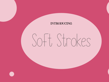 Soft Strokes - Handwritten Font preview picture