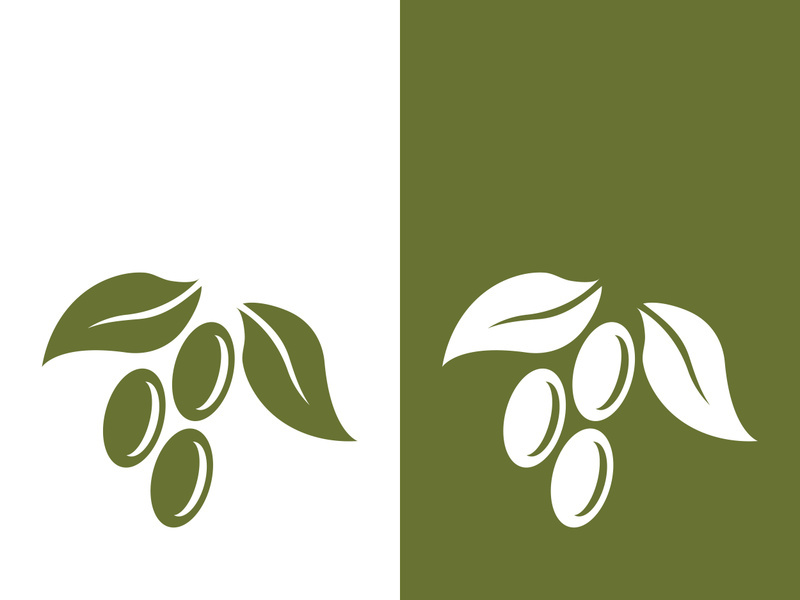 olive icon vector illustration design template