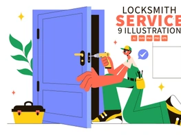 9 Locksmith Service Illustration preview picture