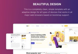 SkyFit -  Fitness Template Bootstrap Html CSS