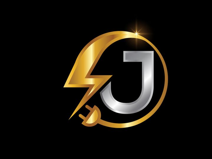 Electrical sign with the English alphabet, Electricity Logo, Power energy logo, and icon vector design