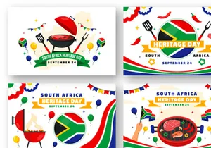 12 Heritage Day South Africa Illustration