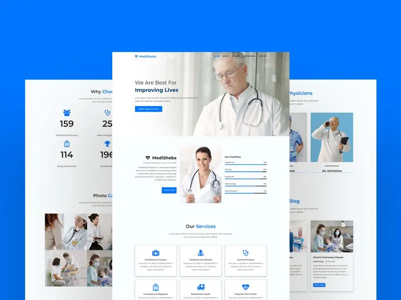 Medical Landing Page Template