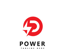 Letter P  power logo icon vector design