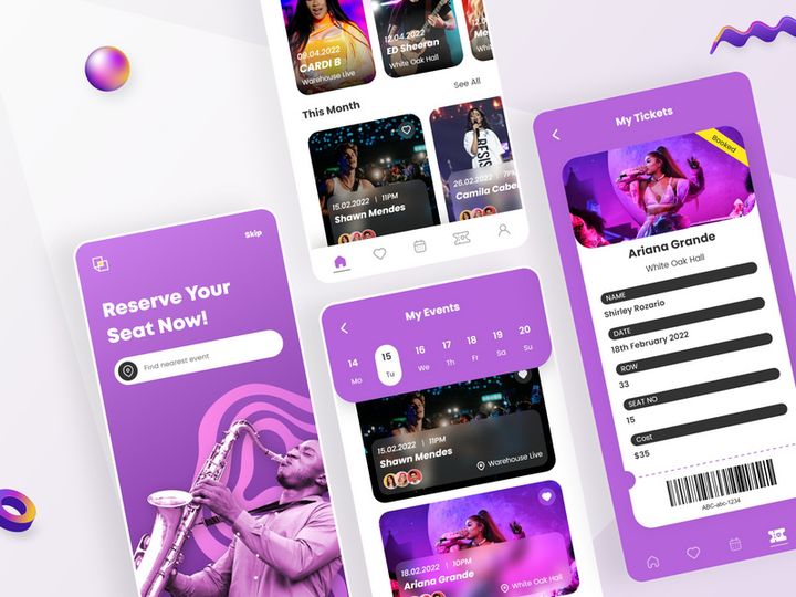 Concert Booking Mobile App