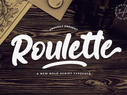 Roulette - Bold Script Font