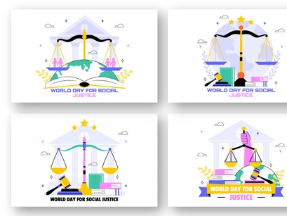 10 World Day of Social Justice Illustration