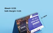 Desk Calendar 2024 Template