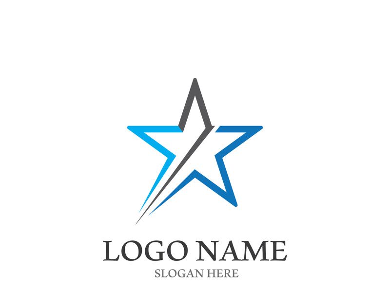 Star icon template vector illustration design