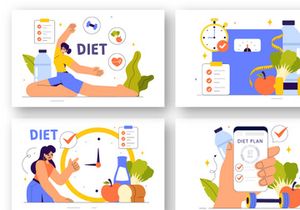 13 Healthy Diet Plan Illustration