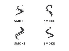 Smoke logo icon vector design inspiration