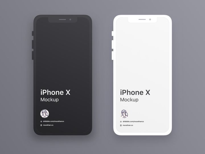 iPhone X Mockups Sketch Resource