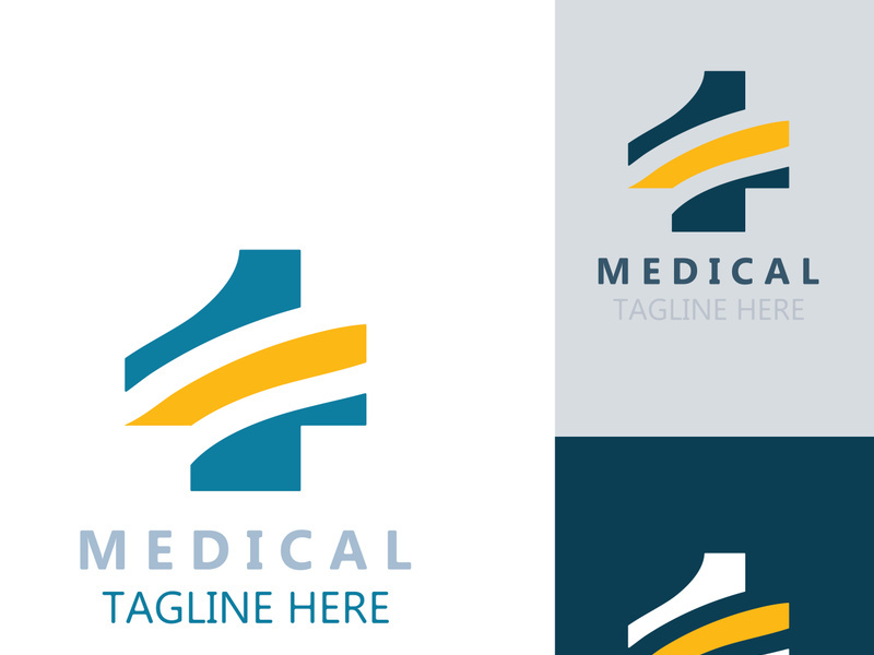 Medical  logotype health care simple modern design illustration template