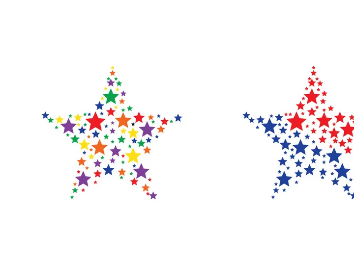 Star speed Concept Logo icon Illustration design template