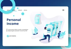 Credit And Loan Landing page template vol 1