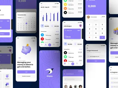 Airpay - Finance App UI Kit