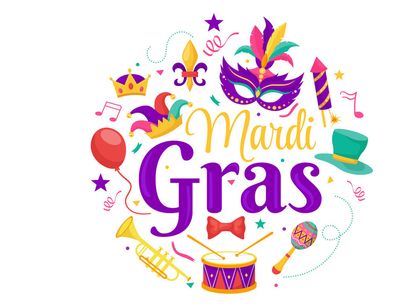 14 Mardi Gras Carnival Illustration