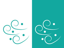 Wind icon vector illustration design template