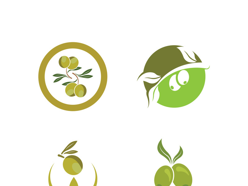 Extra virgin olive oil logo icon design vector illustration