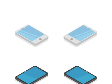 isometric tablet preview picture