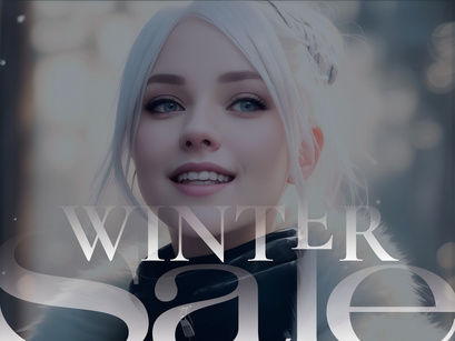 (2)Winter Sale Fashion Retail A2 Poster!