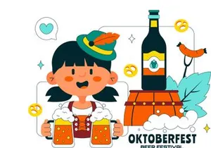 10 Oktoberfest Vector Illustration