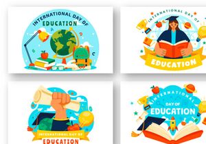 12 International Education Day Illustration