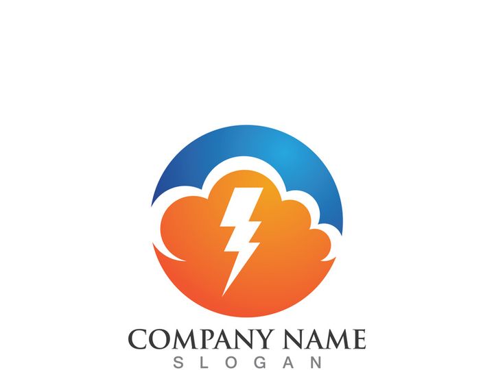 Cloud server data save upload logo