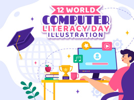 12 World Computer Literacy Day Illustration preview picture