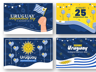 15 Happy Uruguay Independence Day Illustration