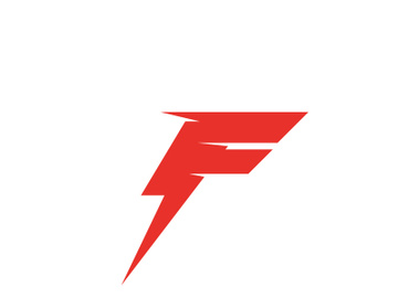 F logo and symbol vector icon app preview picture