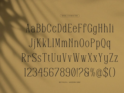 Reftoliya | Modern Serif Font