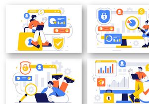 9 Cyber Threat Analysis Illustration