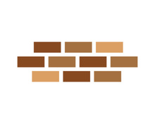 Brick icon design illustration