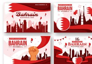13 Bahrain National Day Illustration